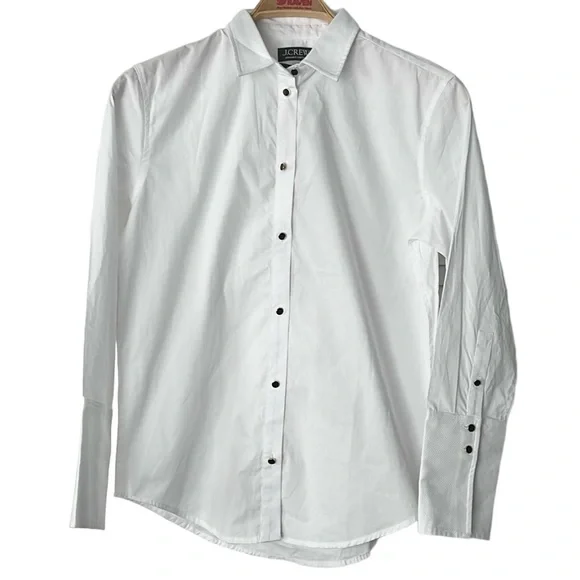 J. Crew Garçon Tuxedo Cotton Poplin Shirt - Picture 7 of 16